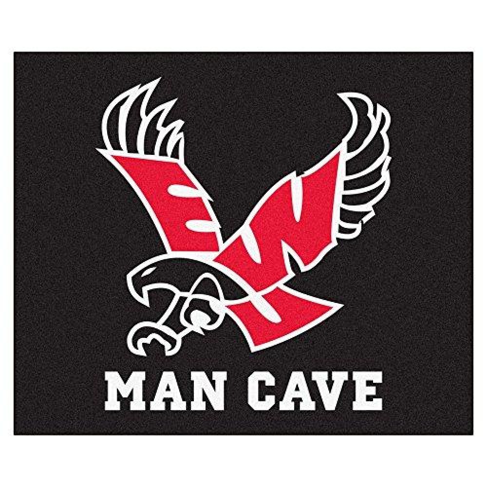 Fanmats 18822 Eastern Washington Man Cave Tailgater Rug - Red, Team Color, 59.5X71