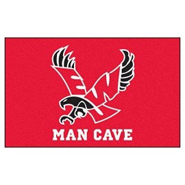 Fanmats 18819 Eastern Washington Man Cave Ultimat Rug - Black, Team Color, 59.5X94.5