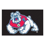 Fanmats 19290 Fresno State Ulti-Mat - Black, Team Color, 59.5X94.5