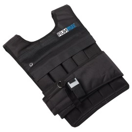 Runmax Run Fast 12Lb-140Lb Weighted Vest (With Shoulder Pads, 20Lb)