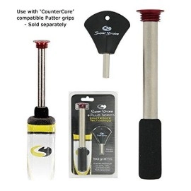 Super Stroke CounterCore Slim 3.0 Putter Grip With 50g Back Weight, Oversized, Lightweight Golf Grip, Non-slip, 10.50