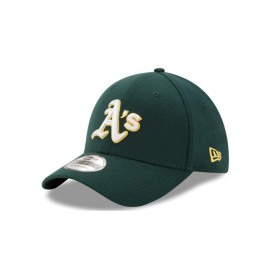 New Era Mens Mlb Team Classic 39Thirty Stretch Fit Cap Road, Green, Mediumlarge