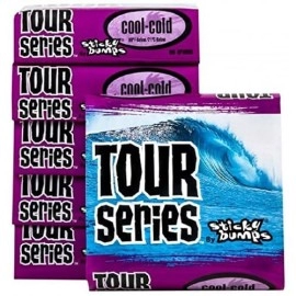 Sticky Bumps Tour Series Wax, Cool/Cold, Pack Of 5