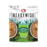 ReadyWise Outdoor Apple Cinnamon, Freeze-Dried Backpacking and Camping Meals, Tasty Meals and Snacks for Hiking, Backpacking, or Emergency Preparedness, Pack of 1