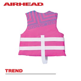 Airhead Children's Trend Life Jacket, Coast Guard Approved, Hot Pink/Sky Blue