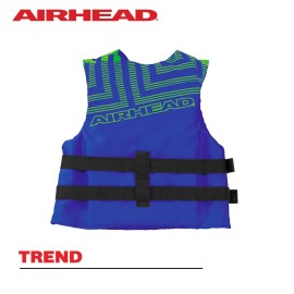 Airhead Youth Trend Life Jacket, Coast Guard Approved, Blue/Green