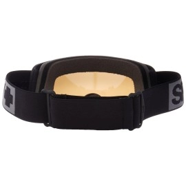 Spy Optic Woot Snow Goggles, One Size (Matte Black Frame/Silver Mirror + Persimmon Lens)