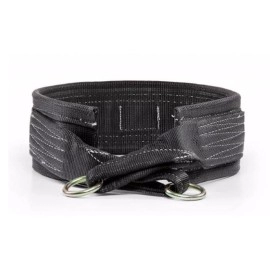 Spud Black Belt Squat Large Belt for Weight Lifting Strength Training and Power Lifting