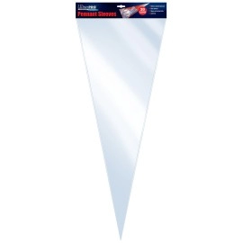 Ultra PRO Protective Sleeves for Pennants (20 Count Pack), Clear