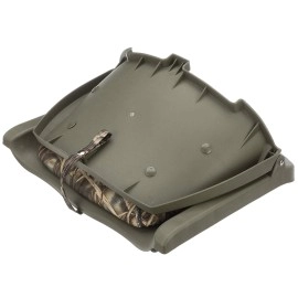 Attwood 98391GNMX Padded Boat Seat, Camouflage, Molded Plastic Frame, 20 Inches W x 17 Inches D x 12 Inches H