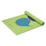 Gaiam Kids Yoga Mat Exercise Mat, Yoga For Kids With Fun Prints - Playtime For Babies, Active & Calm Toddlers And Young Children, Birdsong, 3Mm