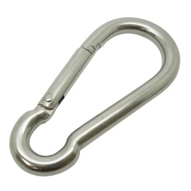 Boat Marine Clip 12cm Stainless Steel Snap Hook Carabiner 16mm Opening