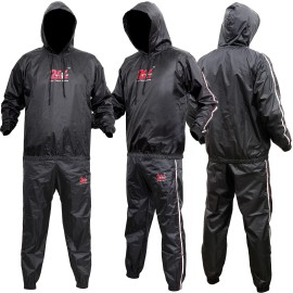 2Fit Heavy Duty Sweat Suit Sauna Exercise Gym Suit Fitness, Weight Loss, Antirip (Medium)