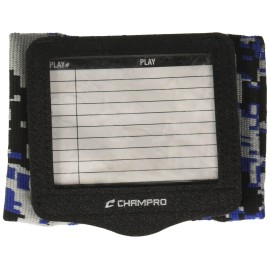 Champro Triple Wristband Playbook, Adult, Camo Royal (Af50Cry)