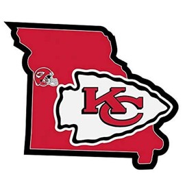 Siskiyou Sports NFL Fan Shop Kansas City Chiefs Home State Decal One Size Team Color