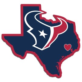 NFL Siskiyou Sports Fan Shop Houston Texans Home State Decal One Size Team Color