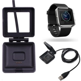 EXMRAT Compatible with Fit-bit Blaze Charger, Replacement Charging Cable Charger Dock Cradles for Fit-bit Blaze Smart Watch