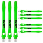 Red Dragon Drx Green Coated Aluminium Short Shafts & Red Dragon Checkout Card