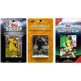 MLS Columbus Crew 3 Different Trading Card Sets, White