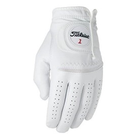 Titleist Perma Soft Golf Glove Mens Reg Lh Pearl, White(Medium - Large, Worn On Left Hand)