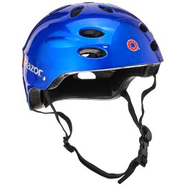 Razor V-17 Youth Muli-Sport Helmet, Gloss Blue