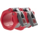Lock-Jaw Hex 50Mm 2 Olympic Barbell Collar (Red)