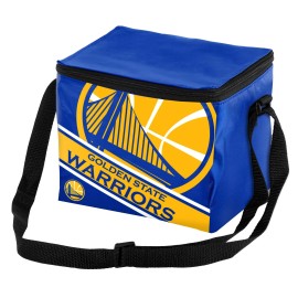 Golden State Warriors Big Logo Stripe 6 Pack Cooler