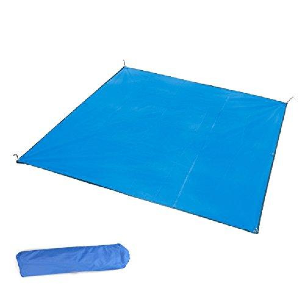 Triwonder Camping Tent Tarp Footprint Outdoor Waterproof Hammock Rain Fly Rainfly Cover Sunshade Shelter Groundsheet Canopy Blanket Mat (Blue, 59 X 84.6 Inches)