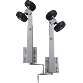 Boat Trailer Double Roller Bow Support Set Of 2 23.2-33.1