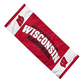 Ncaa Wisconsin Badgers Team Enduracool Microfiber Towel, 12 X 30 Inch