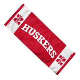 NCAA Nebraska Cornhuskers Team EnduraCool Microfiber Towel, 12 x 30 Inch