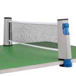 Hipiwe Retractable Table Tennis Net Replacement, Ping Pong Net and Post, 6 Feet(1.8M, Fits Tables Up to 2.0 inch (5.0 cm) (White)