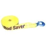 Rod Saver Heavy Duty Replacement Winch Strap, 20', Yellow