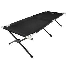 Teton Sports Camping Cot With Patented Pivot Arm - Folding Camping Cot For Car & Tent Camping - Durable Canvas Sleeping Cot - Portable Camping Accessory - 85.5