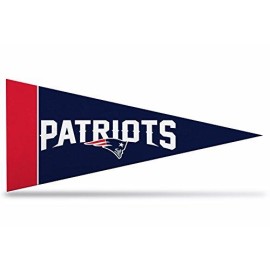NFL New England Patriots 8-Piece 4-Inch by 9-Inch Classic Mini Pennant D