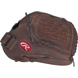 Rawlings Player Preferred Baseball Glove, Regular, Baseball/Softball Pattern, Basket-Web, 12-1/2 Inch