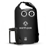 Earth Pak Waterproof Dry Bag - Roll Top Waterproof Backpack Sack Keeps Gear Dry For Kayaking, Beach, Rafting, Boating, Hiking, Camping And Fishing With Waterproof Phone Case