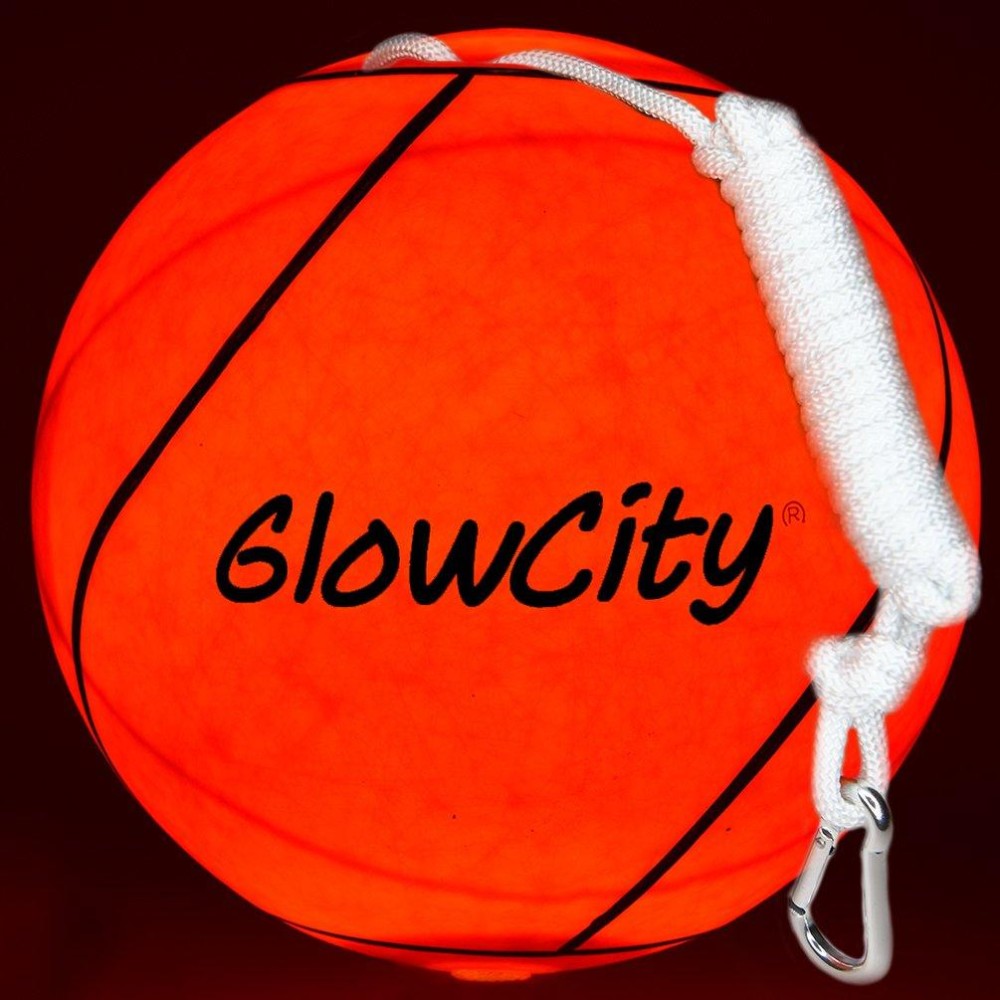 Glowcity Led Light Up Tetherball Glow-Uses Hi Bright Led Light-Better Than Glow In The Dark Indoor & Ourdoor Game