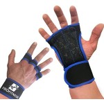 Profitness Workout Gloves Wrist Best Workout Gloves For Weight Lifting, Gym Workouts (Royal Blue, Large)