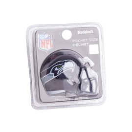 Seattle Seahawks NFL Riddell Speed Pocket PRO Micro/Pocket-Size/Mini Football Helmet