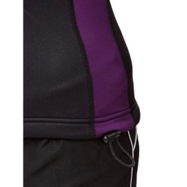 Xcel Womens Longsleeve Wetsuit Jacket W/Cinch Cord 12 Black/Eggplant