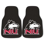 Fanmats Northern Illinois University 2-Pc Carpet Car Mat Set17X27