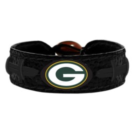 NFL Green Bay Packers BraceletTeam Color Tonal Black, Team Color Tonal Black, One Size