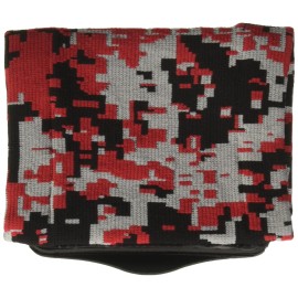 Champro Triple Wristband Playbook, Youth, Camo Scarlet (Af50Ycsc)