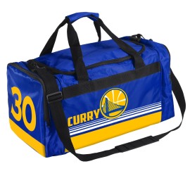 Golden State Warriors Curry S. #30 Medium Striped Core Duffle Bag