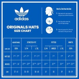 Adidas Originals Mens Relaxed Strapback Cap, Black/White, One Size
