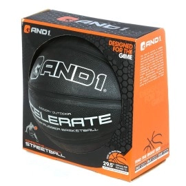 AND1 Xcelerate Rubber Basketball: Game Ready, Official Regulation Size 7 (29.5