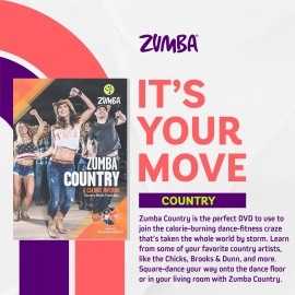 Zumba Country Dance-Fitness Workout DVD, Experienced and Beginner Dance Workout