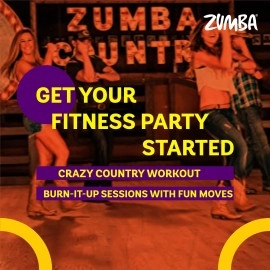Zumba Country Dance-Fitness Workout DVD, Experienced and Beginner Dance Workout