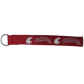 Siskiyou Sports Unisex NCAA Washington State Cougars Lanyard Key Chain, Red, 8